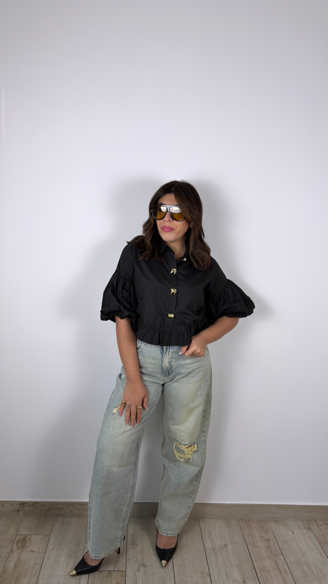 Camicia cropped