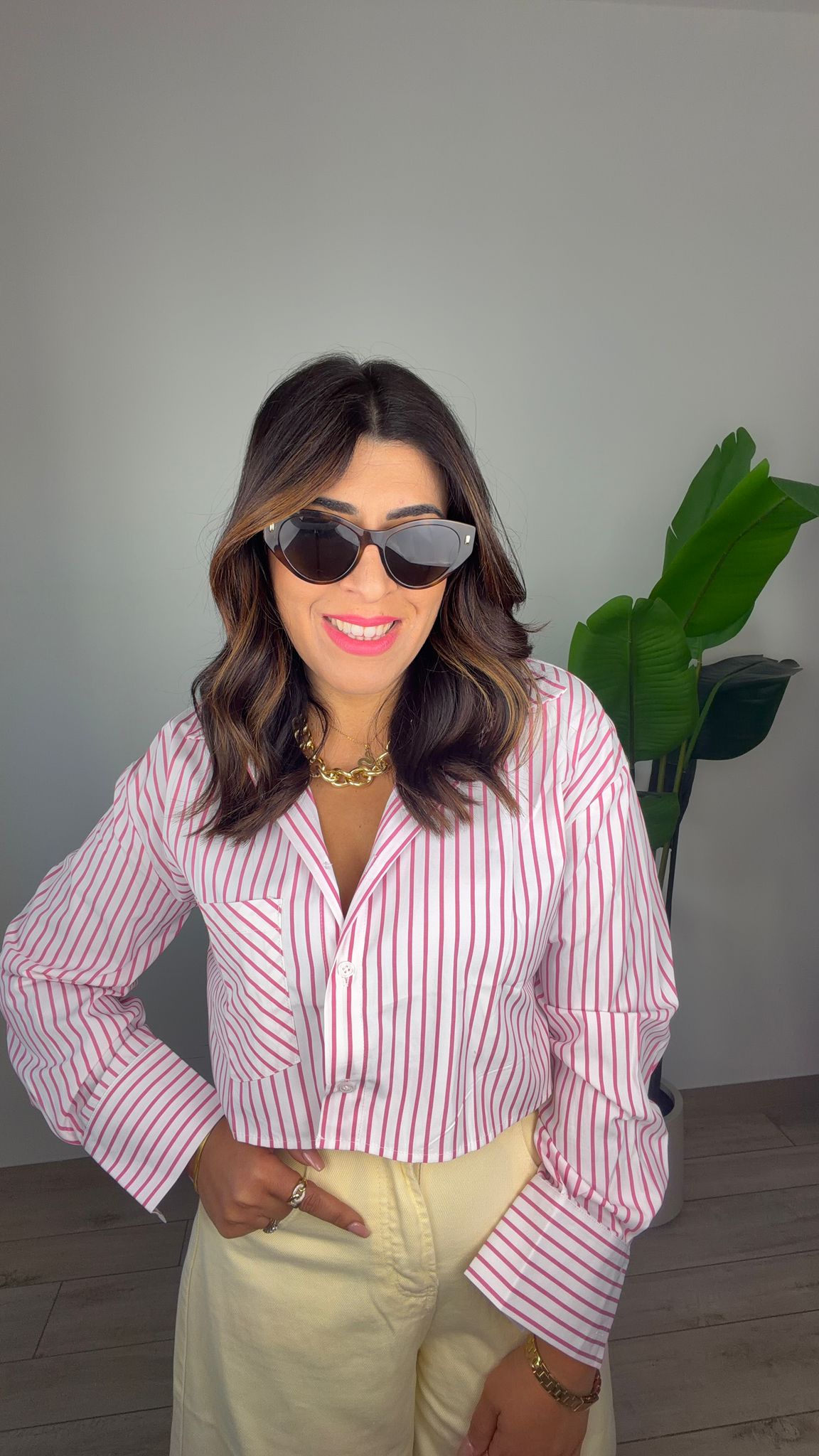 Camicia cropped