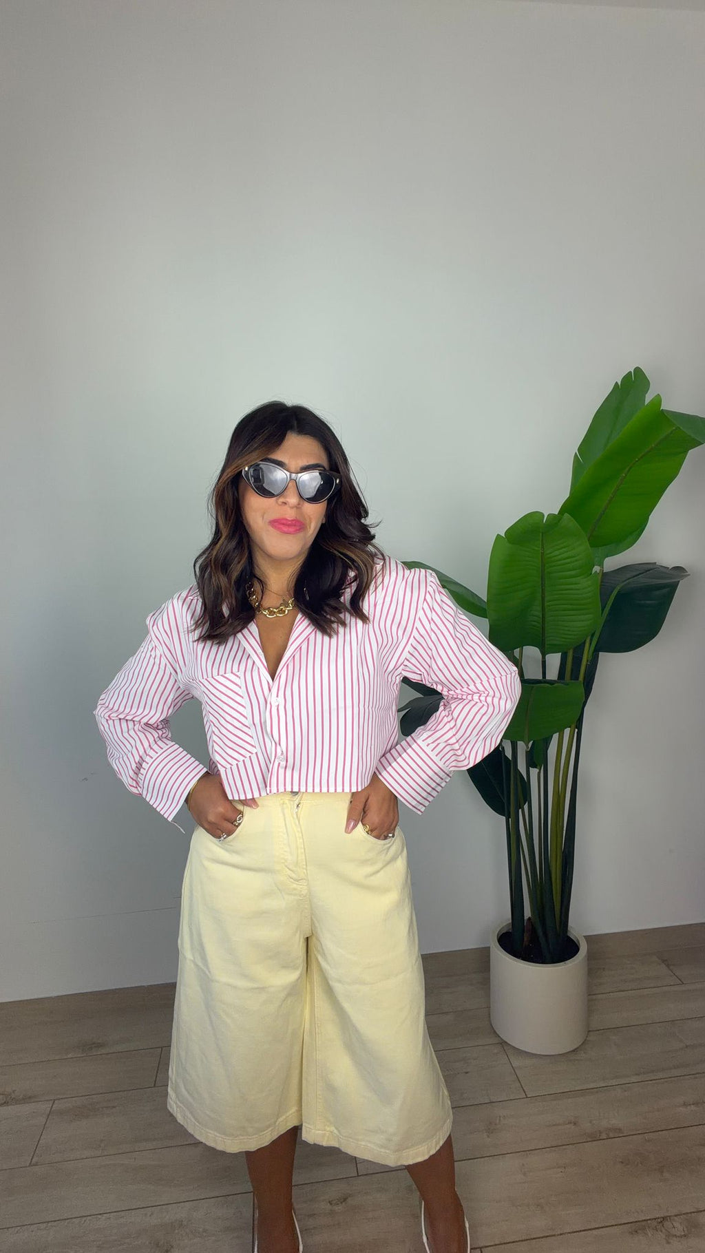Camicia cropped