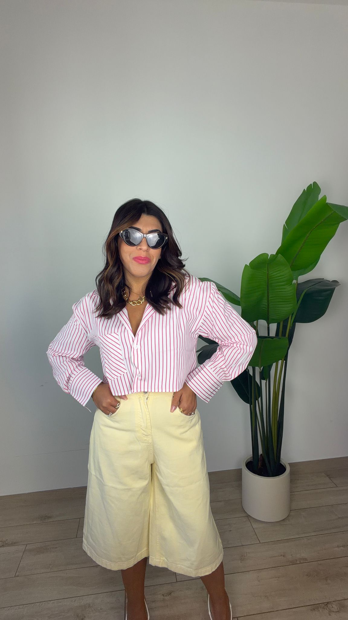 Camicia cropped